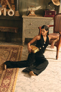 Midnight Halter Neck Waistcoat