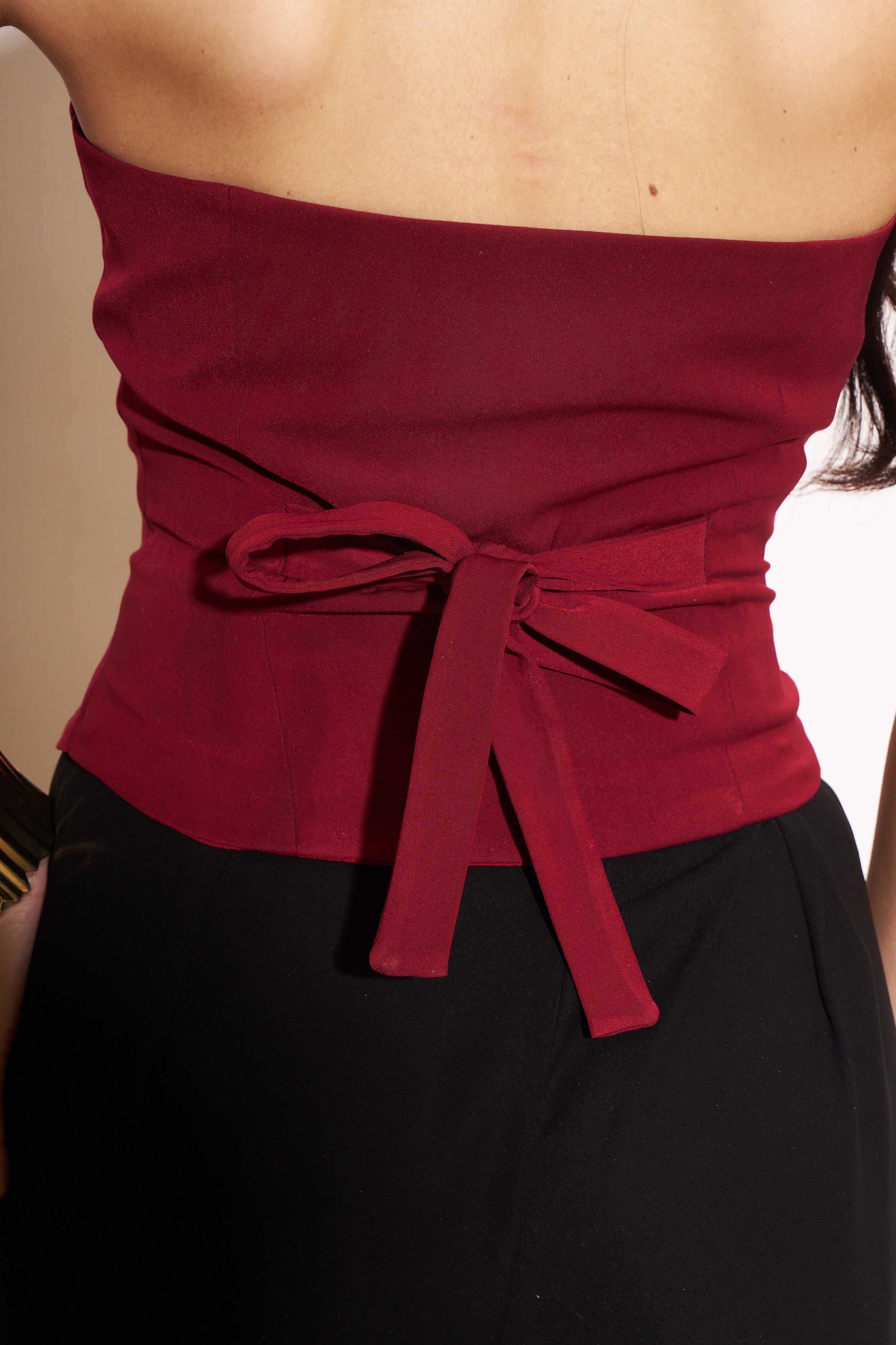 Maison Halter Neck Waistcoat