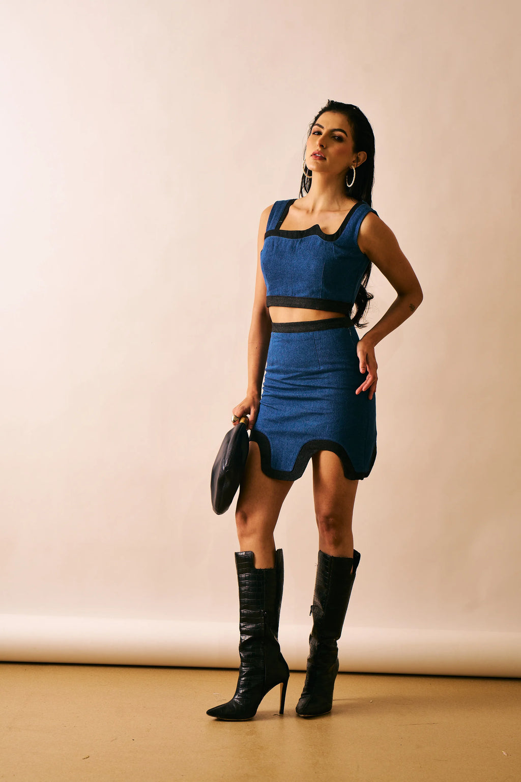 Mosaic Colorblock Top