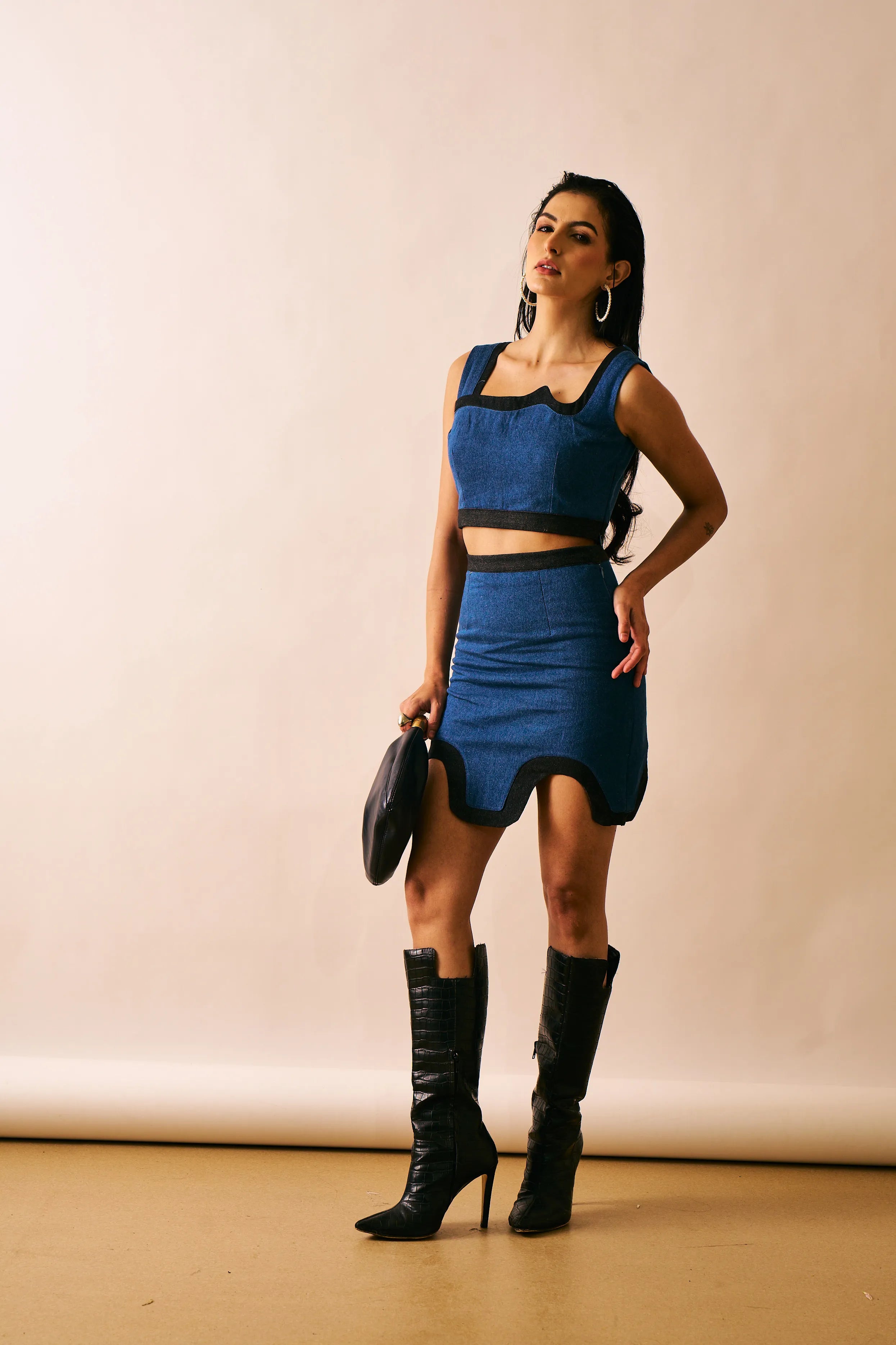 Mosaic Colorblock Top