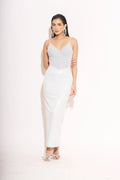 Lumière Sage Midi Dress