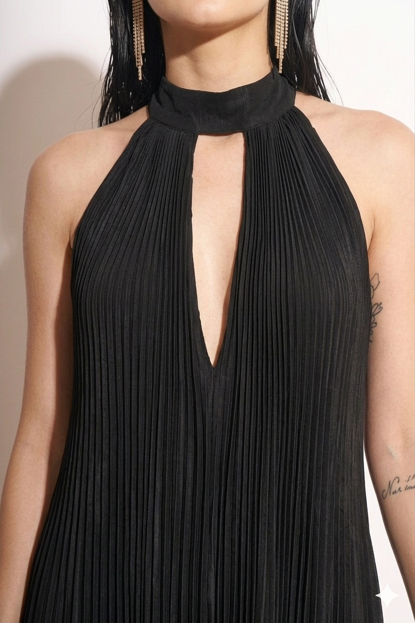 Twilight Pleated Maxi Dress