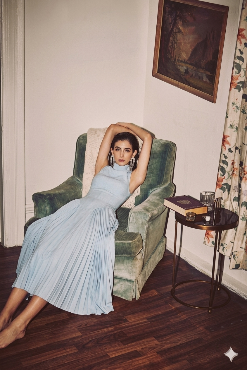 Elan Pleated Muse Dress